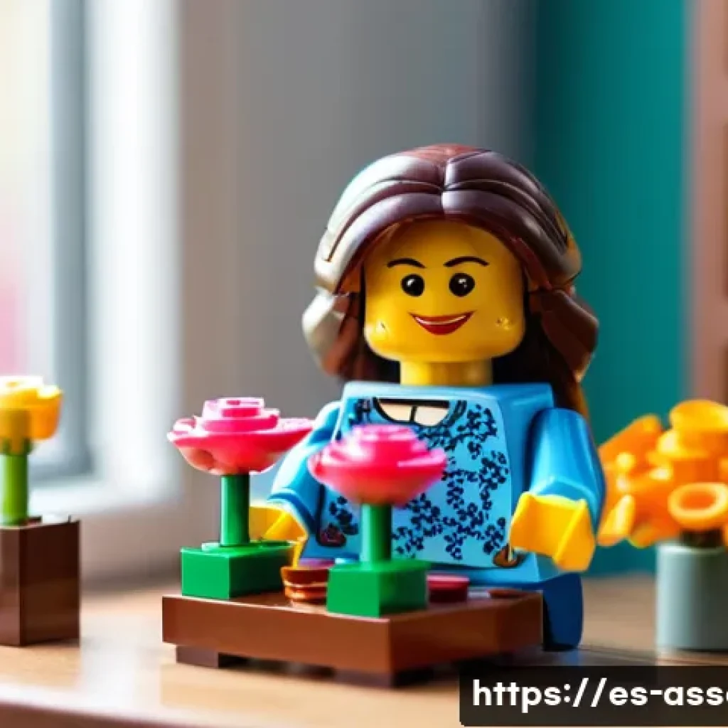 레고 조립 난이도별 세트 추천 - **Prompt for a Beginner/Relaxing Build:**
"A serene, well-lit scene featuring an adult woman (mi...